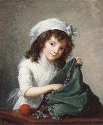 Elizabeth Louise Vigee Le Brun Mademoiselle Brongniart oil painting on canvas